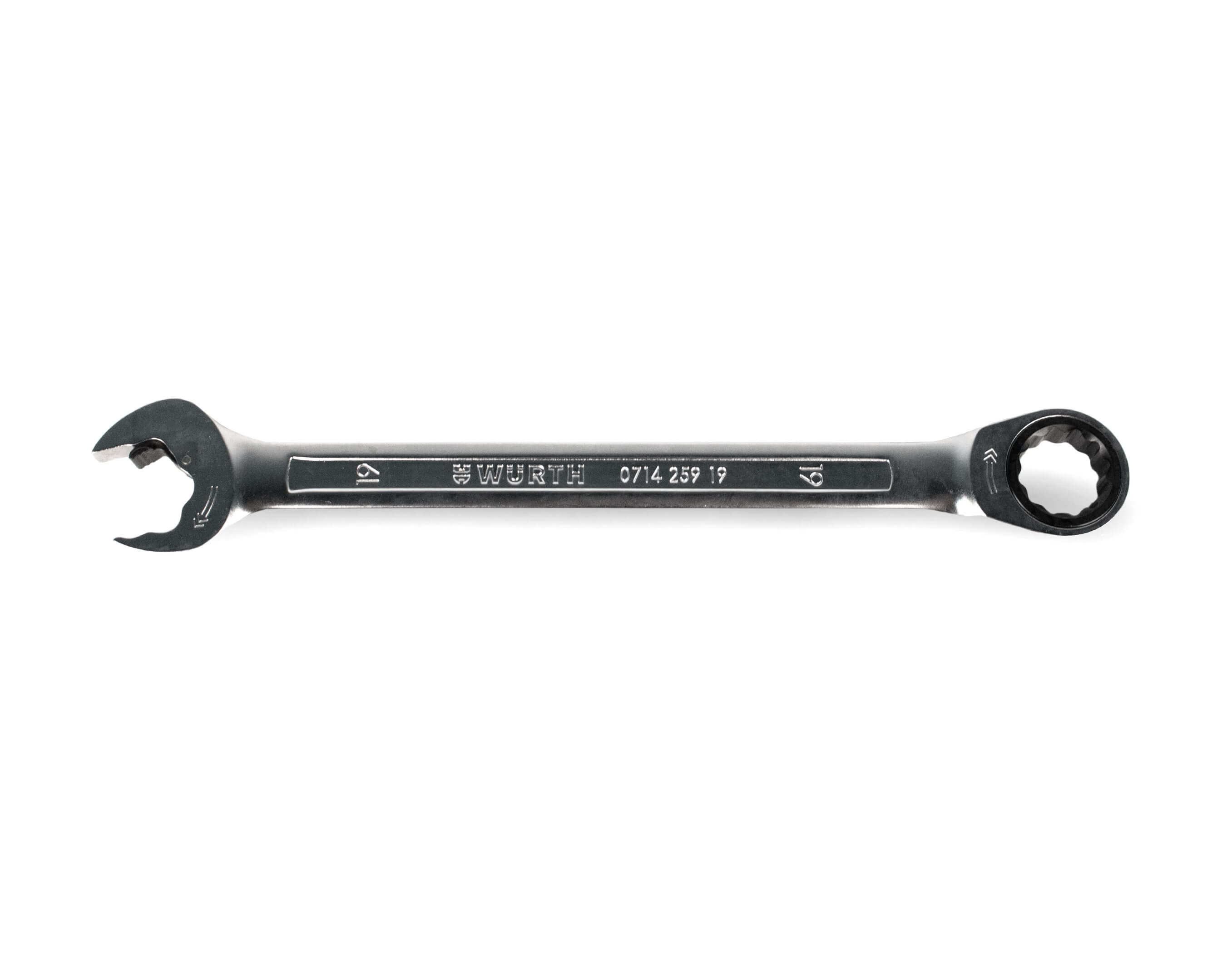 Ratchet combination wrench both sides 19MM